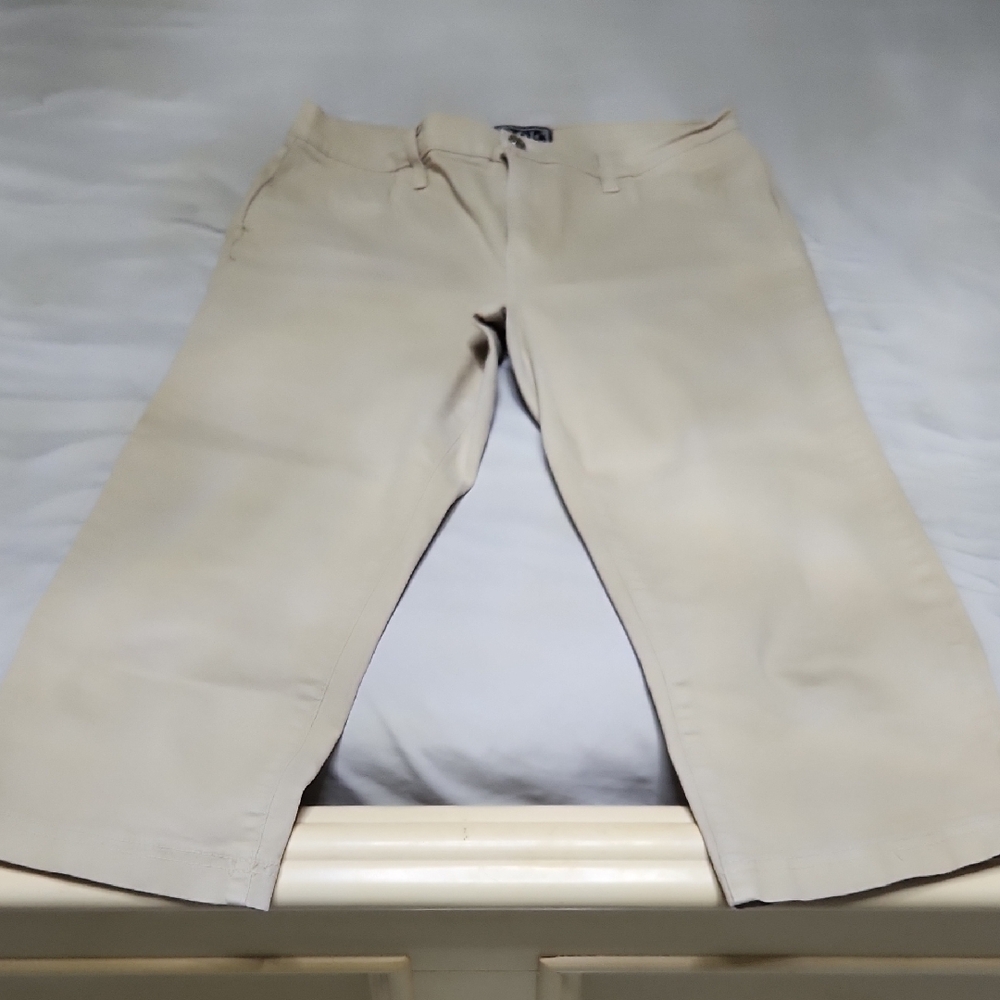 VINTAGE NYDJ Womens Cream Chinos
